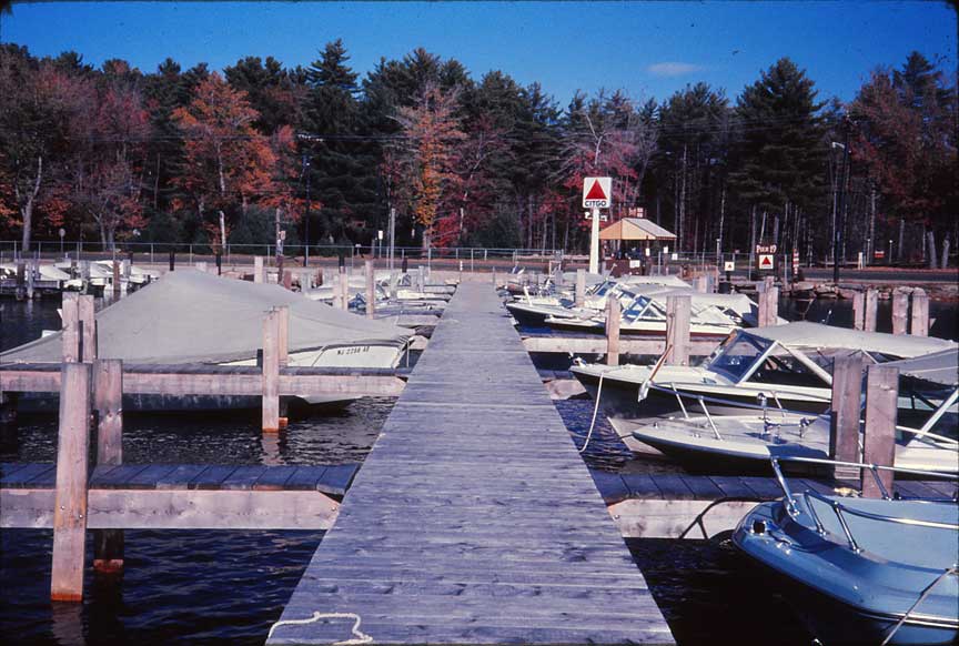 Pier 19 Marina - our slips were rented mainly by people from Whortleberry and Cow Islands in Lake Winnipesaukee. Pier 19 Marina - our slips were rented mainly by people from Whortleberry and Cow Islands in Lake Winnipesaukee.