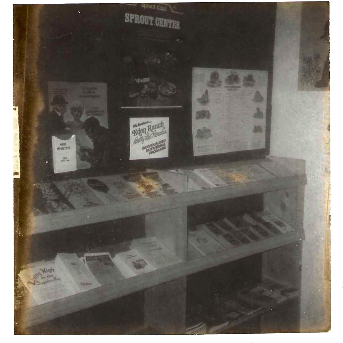 Some of the literature available in The Grist Mill.