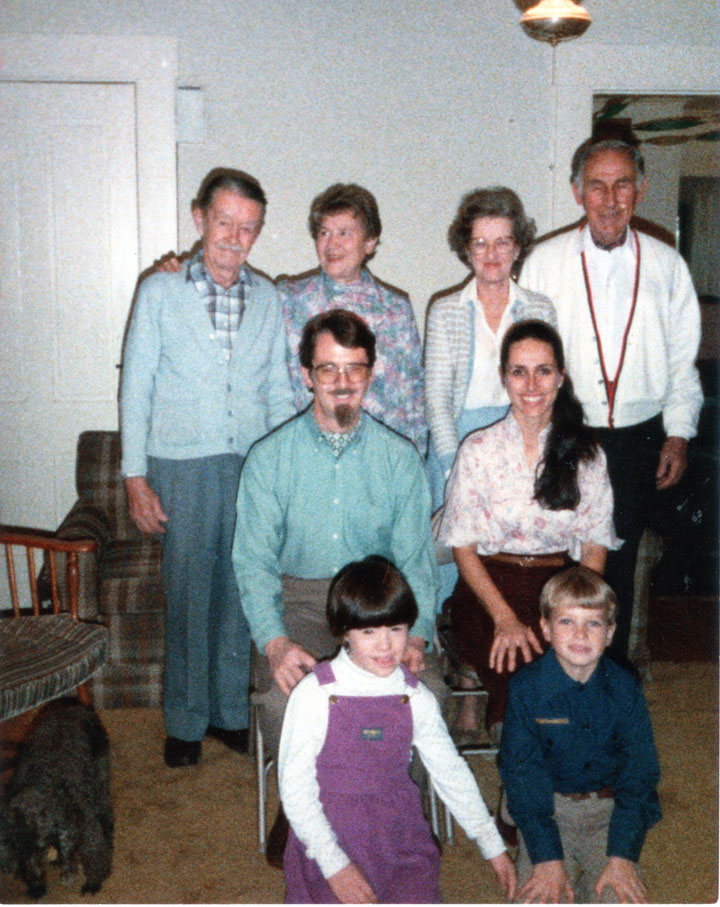 Three generations of Riches and Adickes