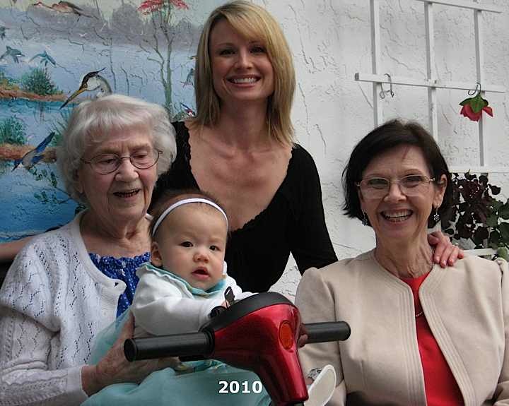Four generations in 2010.