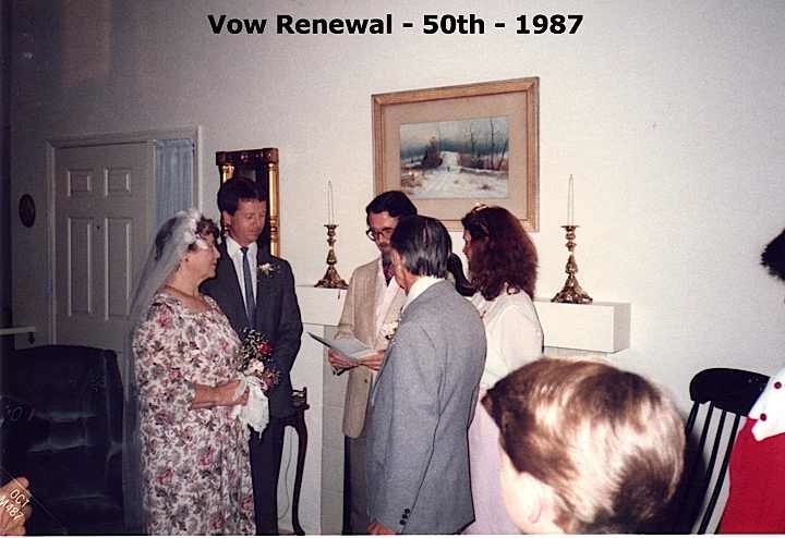 50th wedding anniversary 1987