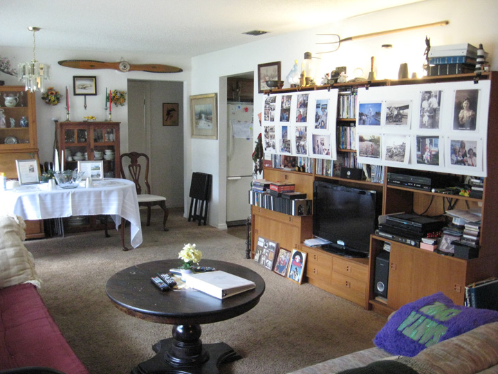 The Living Room at 4030 Winter Terrace in Titusville Florida.